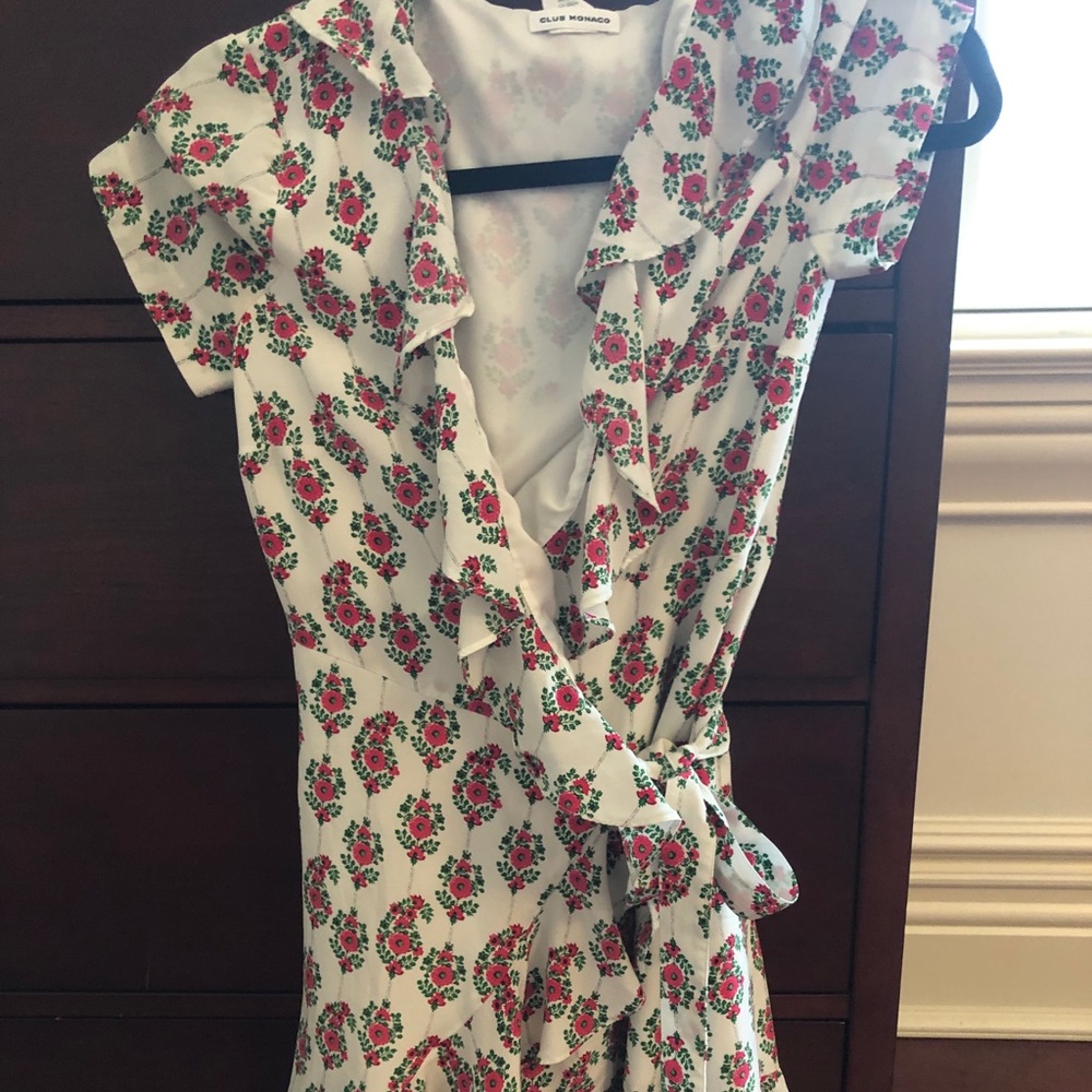 Club Monaco Wrap Dress